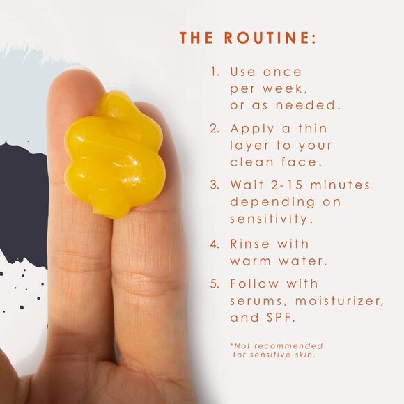 Soon Skincare Unisex Pumpkin Face Enzyme Mask Exfoliating Brand New - Picture 5 of 5